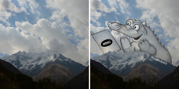 Художница создаёт рисунки, вдохновлённые формами облаков (23 фото)