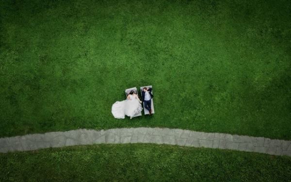 Лучшие свадебные дрон-фотографии 2021 года (15 фото)