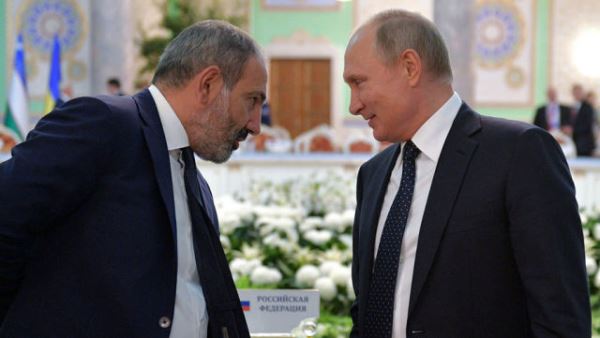Путин и Пашинян обсудили вопросы стабилизации в регионе Южного Кавказа - Кремль